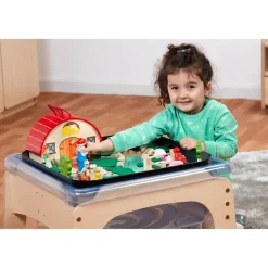 Mini Sand & Water Station Play Tray - Black