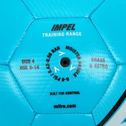 Mitre 12 Impel Training Footballs & Strge Bag Blue Size 4