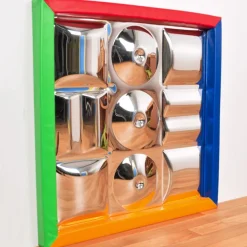 Mixed Shape Sensory Bubble Mirror And Padded Frame