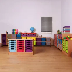 Mobile Column Tray Storage Supplied Empty