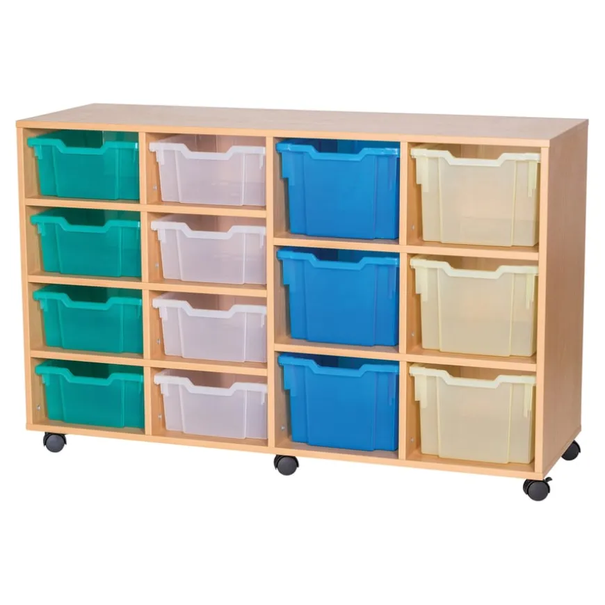 Mobile 8 Deep & 6 Extra Deep Tray Unit