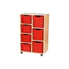Mobile Double Tray Unit Combination 7