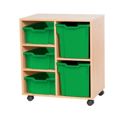 Mobile Double Tray Unit Combination 5