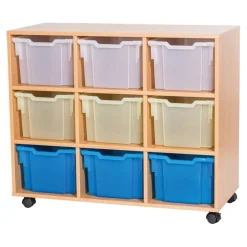 Mobile 9 Extra Deep Tray Unit