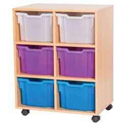 Mobile 6 Extra Deep Tray Unit