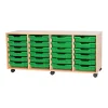 Mobile Quad Tray Storage Unit 24 Trays