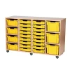Mobile Quad Tray Unit Combination 25
