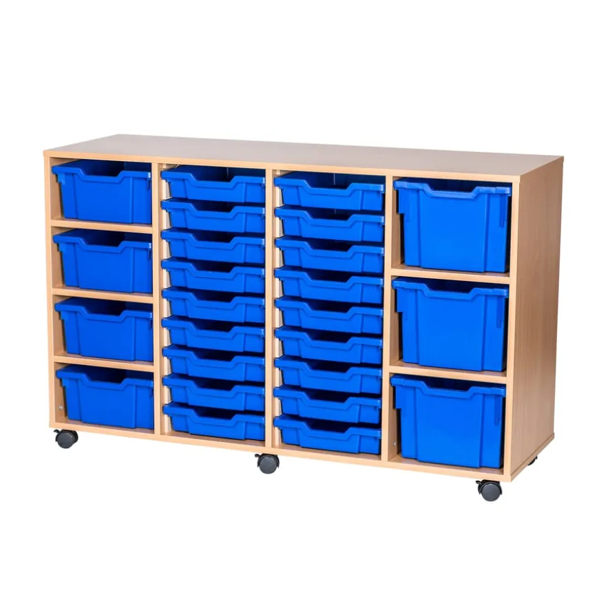Mobile Quad Tray Unit Combination 25