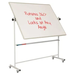 Mobile Revolving Whiteboard on Wheels