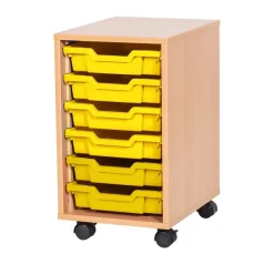 Mobile Tray Storage Unit 6 Trays