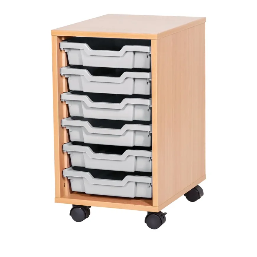 Mobile Tray Storage Unit 6 Trays