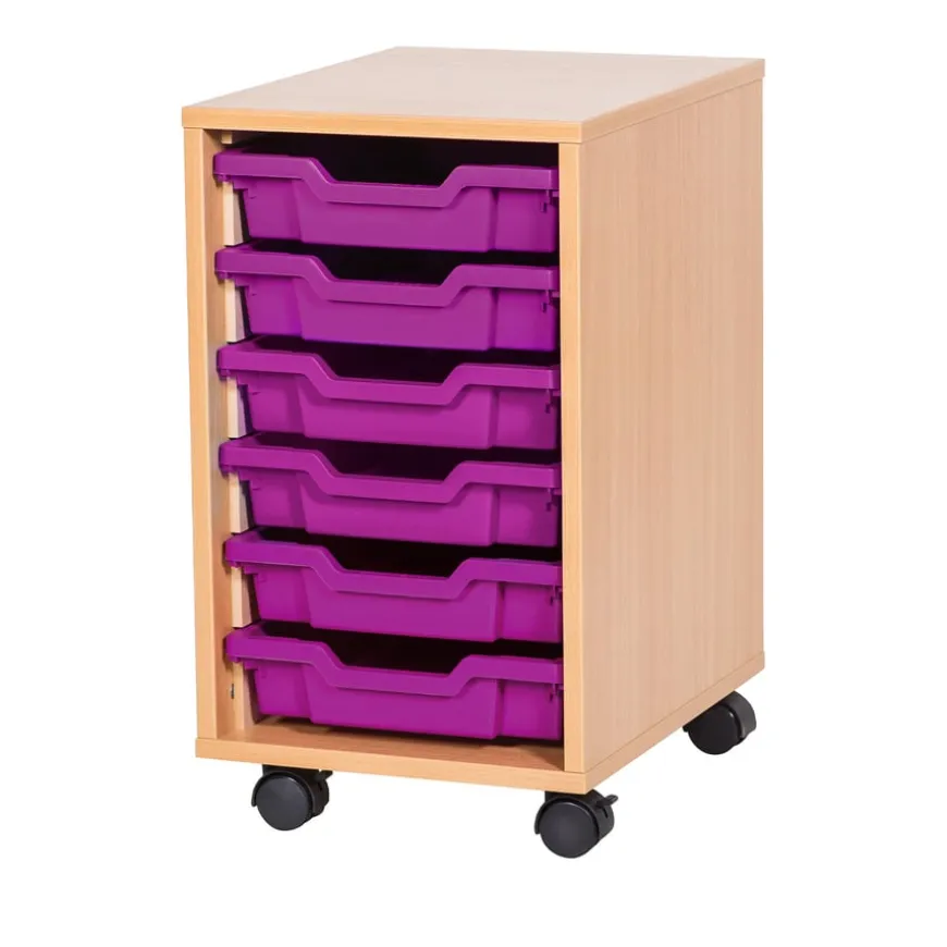 Mobile Tray Storage Unit 6 Trays