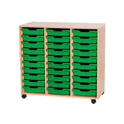 Mobile Triple Tray Storage Unit 30 Trays