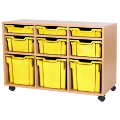 Mobile Triple Tray Unit Combination 9