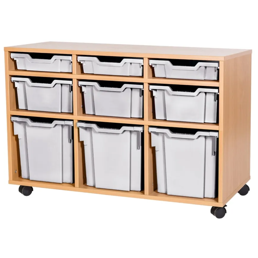 Mobile Triple Tray Unit Combination 9
