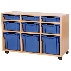 Mobile Triple Tray Unit Combination 9