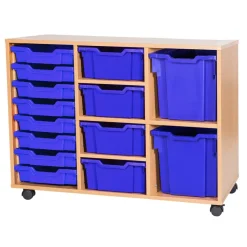 Mobile Triple Tray Unit Combination 14