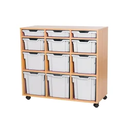 Mobile Triple Tray Unit Combination 12