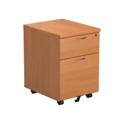 Mobile Wooden Desk Pedestals