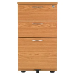 Mobile Wooden Desk Pedestals