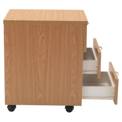 Mobile Wooden Desk Pedestals