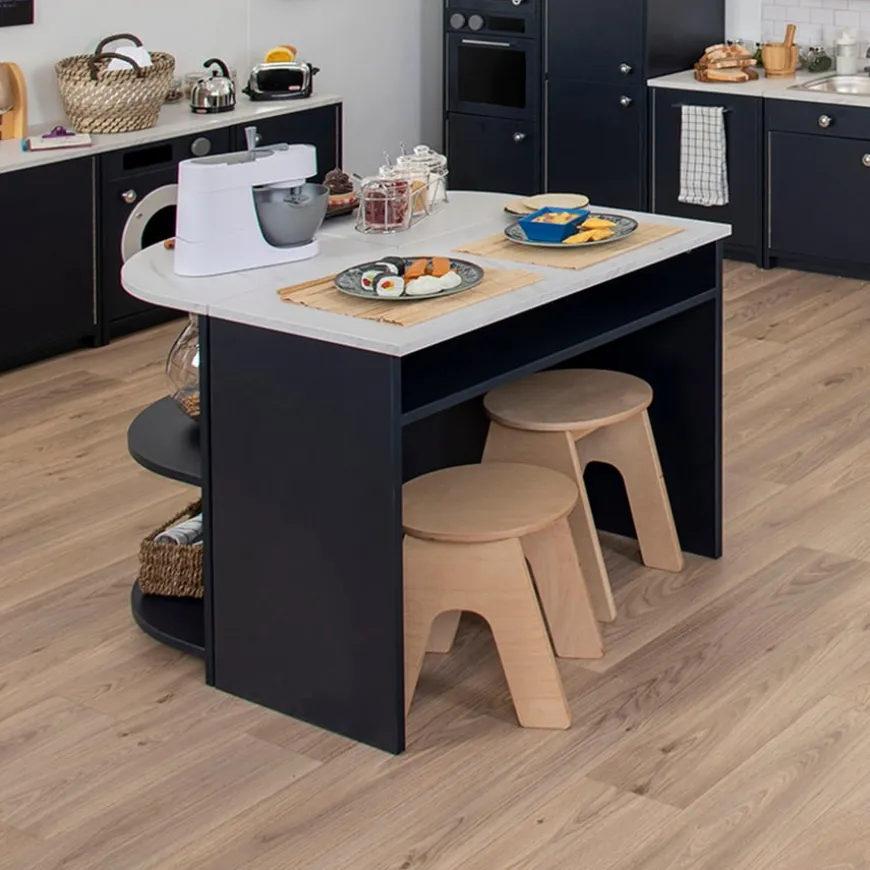 Modern Living Breakfast Bar Island Navy