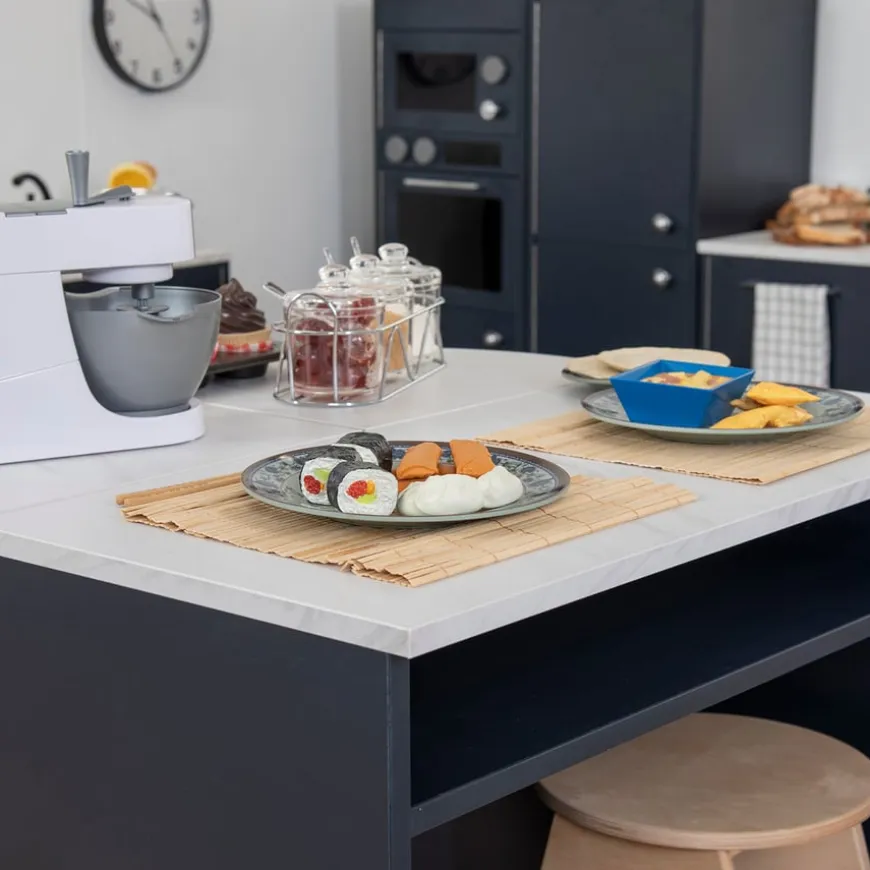 Modern Living Breakfast Bar Island Navy