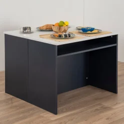 Modern Living Breakfast Bar Island Navy