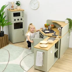 Modern Living Corner Packaway Kitchen Sage