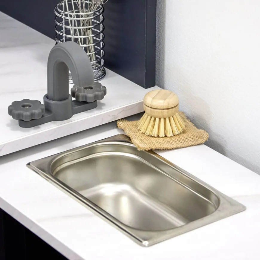 Modern Living Corner Packaway Kitchen Navy