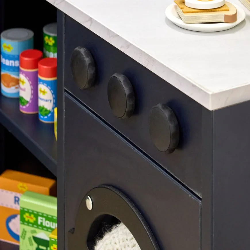 Modern Living Corner Packaway Kitchen Navy