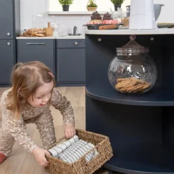 Modern Living Kitchen Corner Unit Navy