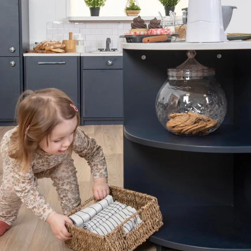 Modern Living Kitchen Corner Unit Navy