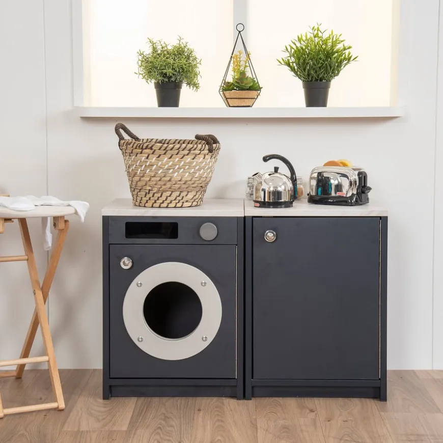 Modern Living Kitchen Cupboard Navy
