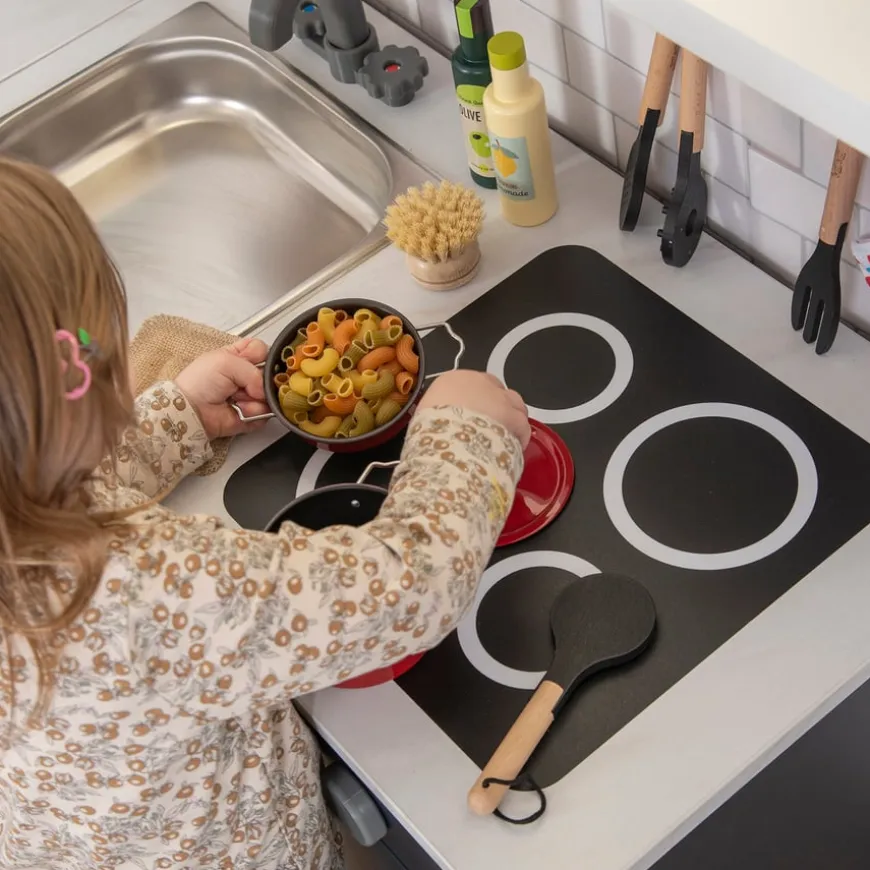 Modern Living Sink and Hob Unit Navy