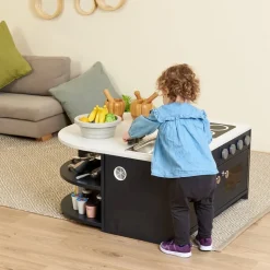 Modern Living Toddler Kitchen Set Navy 3 Piece