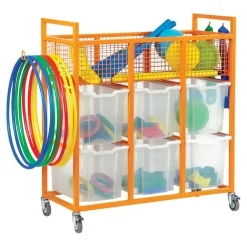 Monarch Coloured Sports Storage Trolleys