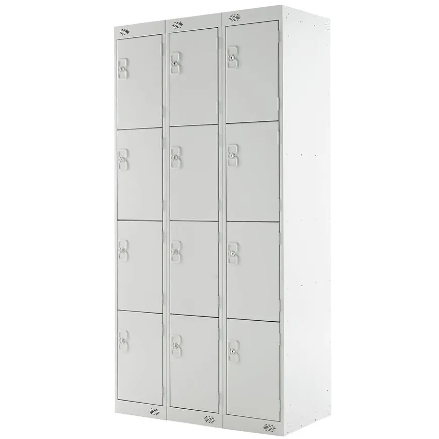 Moresecure School Lockers 300mm Nest of 3