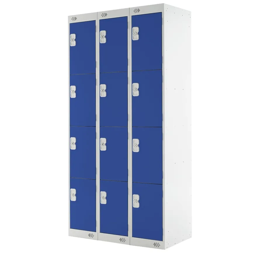 Moresecure School Lockers 300mm Nest of 3