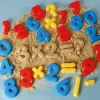 Multi Coloured Numbers and Symbols Moulds 24pcs