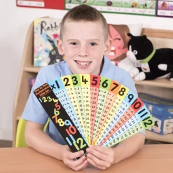 Multiplication Tables Fan 10pk