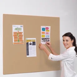 Natural Colour Unframed Noticeboard