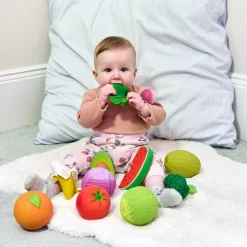 Natural Rubber Toddler Fruit & Veg Chewables