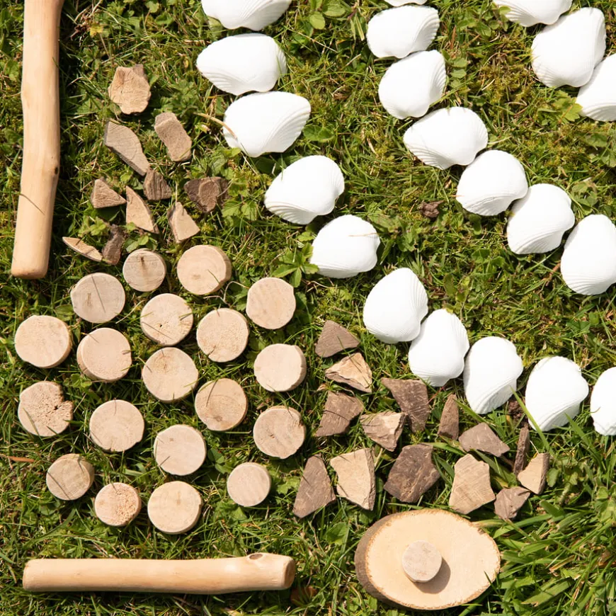 Natural Wood Craft Discs 1kg