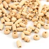 Natural Wooden Beads Tub Assorted 400ml