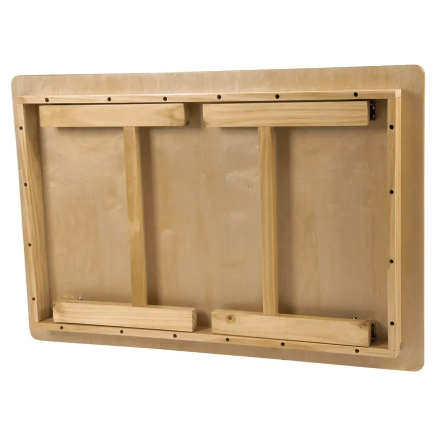 Natural Wooden Folding Early Years Table
