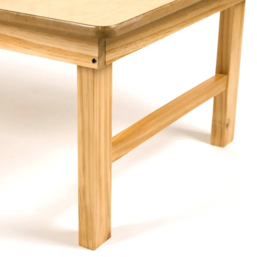 Natural Wooden Folding Early Years Table