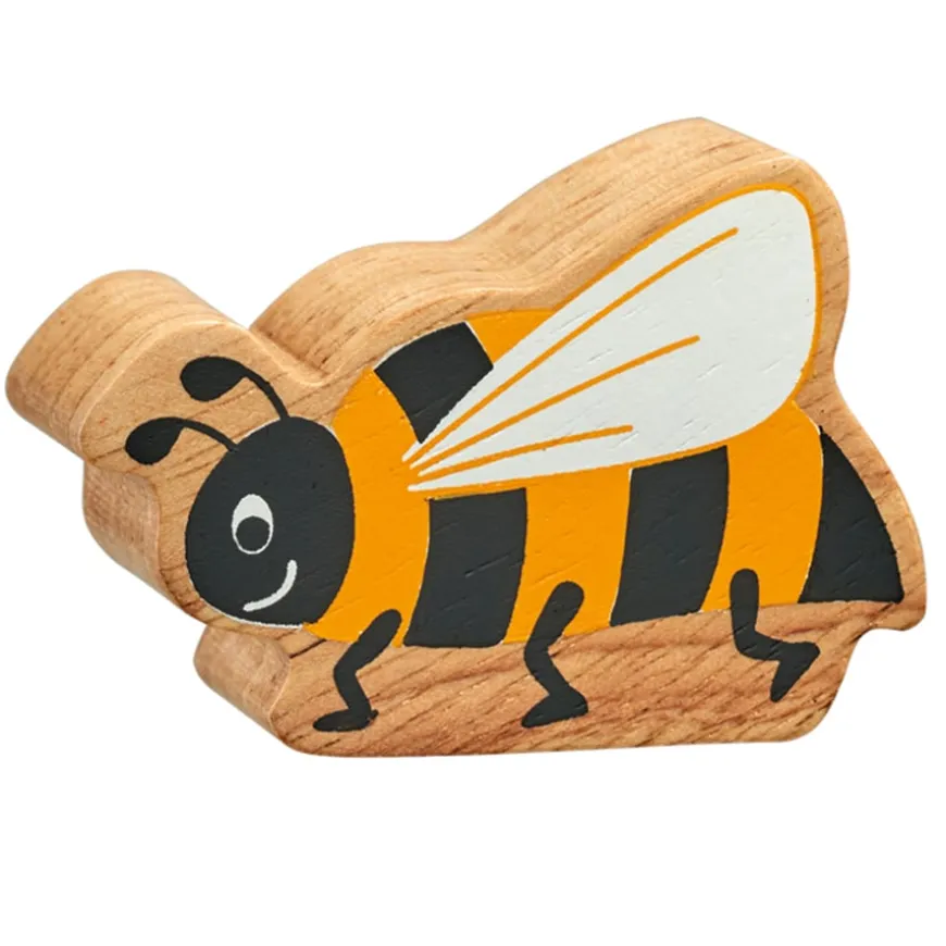 Natural Wooden Small World Insect Collection 6pcs