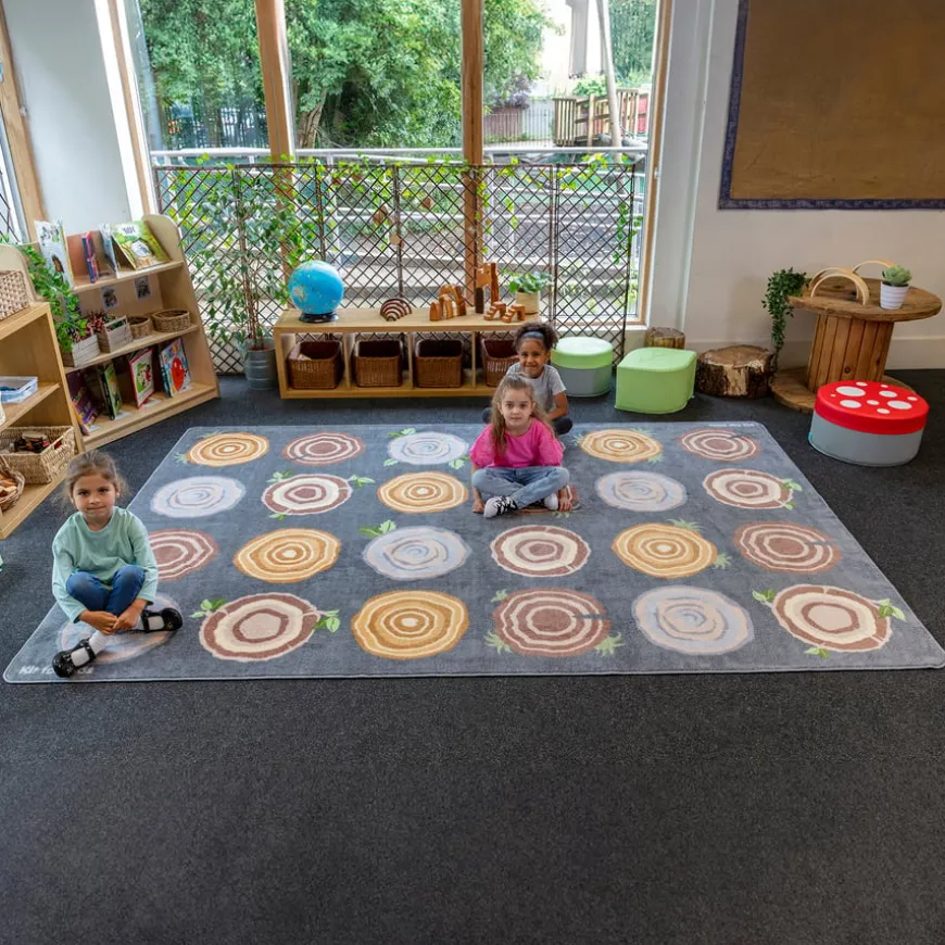 Natural World Tree Stump Placement Carpet
