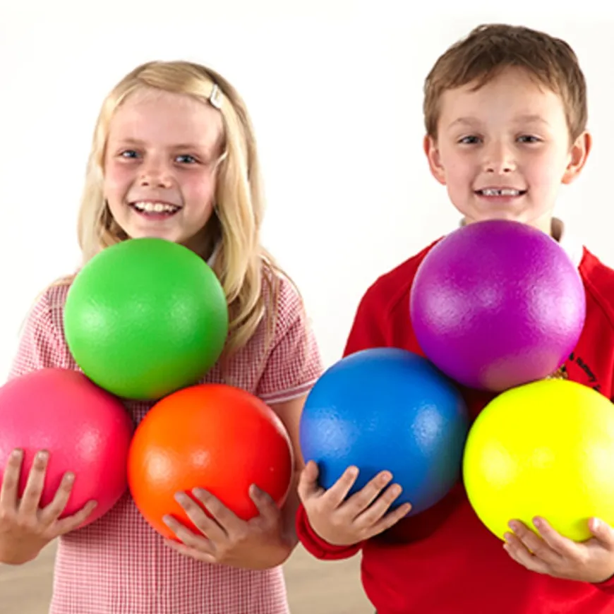 Neon Coated Foam Balls